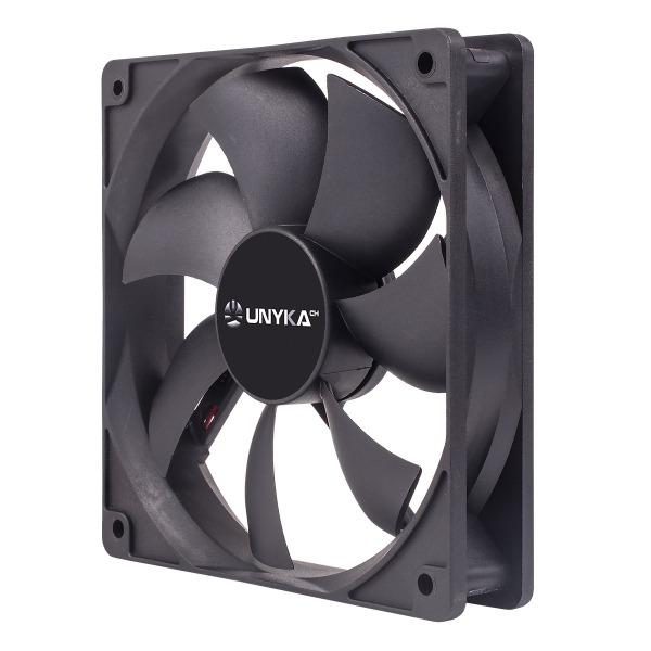 UNYKAch 51800 sistema di raffreddamento per computer Case per computer Ventilatore 12 cm Nero