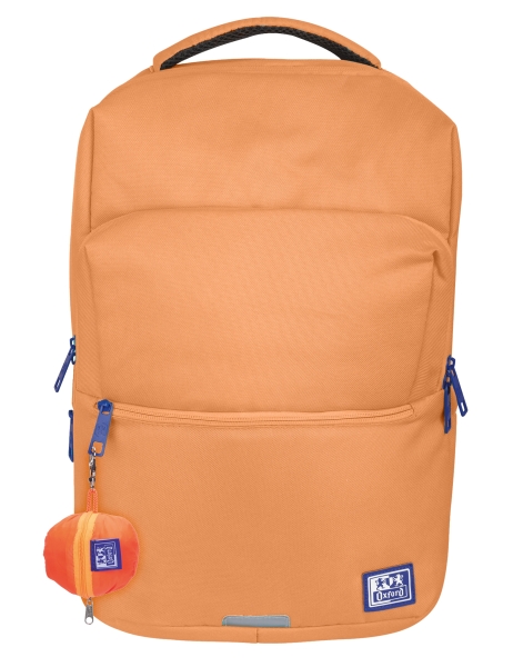 Oxford B-Ready Mochila 28L - Tamaño 42x30x15cm - Bolsillo Acolchado - Asa Superior - Funda para Lluvia - Poliester Reciclado RPE