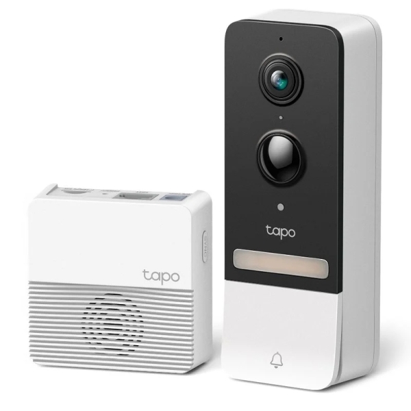 TP-Link Tapo D230S1 Timbre Inteligente con Video 2K 5MP - Vision Nocturna - Angulo de Vision de 160º - Bateria de Larga Duracion
