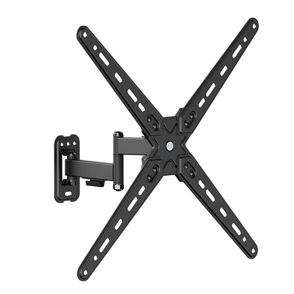 Cromad Soporte de Pared con Brazo Articulado para TV de 13"-55" - Giratorio, Inclinable y Doble Extension - Peso Max 25Kg - VESA