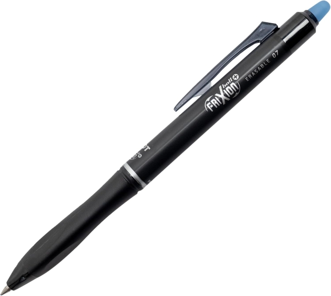 Pilot Frixion Ball Plus Boligrafo Borrable - Punta de 0.7mm y Trazo de 0.35mm - Recargables - 80% de Plastico Reclclado - Color