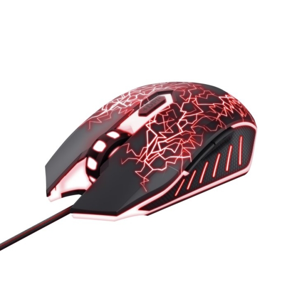Trust GXT 105X Izza mouse Ambidestro USB tipo A Ottico 4000 DPI