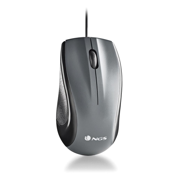 NGS Musk Raton USB 1200dpi - Laser - 3 Botones - Uso Ambidiestro - Color Negro