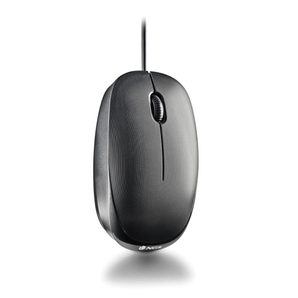 NGS Flame Raton USB-C 1000dpi - 2 Botones - Uso Ambidiestro - Color Negro