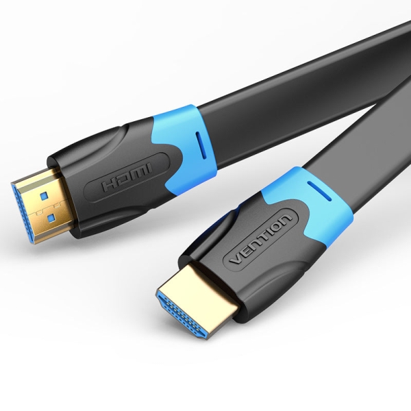 Vention Cable Plano HDMI Macho a HDMI Macho 2.0 4K - 8m - Color Negro