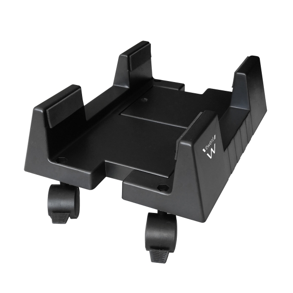 Ewent EW1290 Soporte con Ruedas Regulable para Ordenador - Entre 15.5 y 25.5 cm - Max 8 Kg - Color Negro