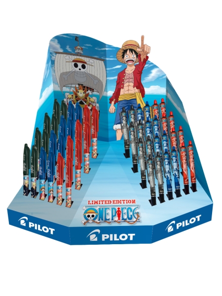 Pilot One Piece Expositor de 24 Boligrafos Frixion Ball + 24 Boligrafos Frixion Ball Plus - Borrables - Recargables - Colores Su