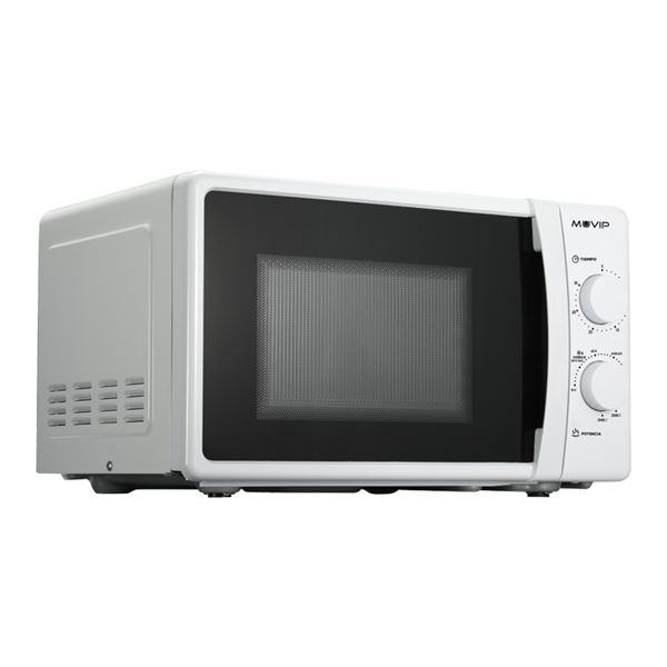 Muvip Microondas - Capacidad 20L - Potencia 700W - Grill 800W - 5 Niveles de Potencia - Temporizador 30min - Descongelacion - Co
