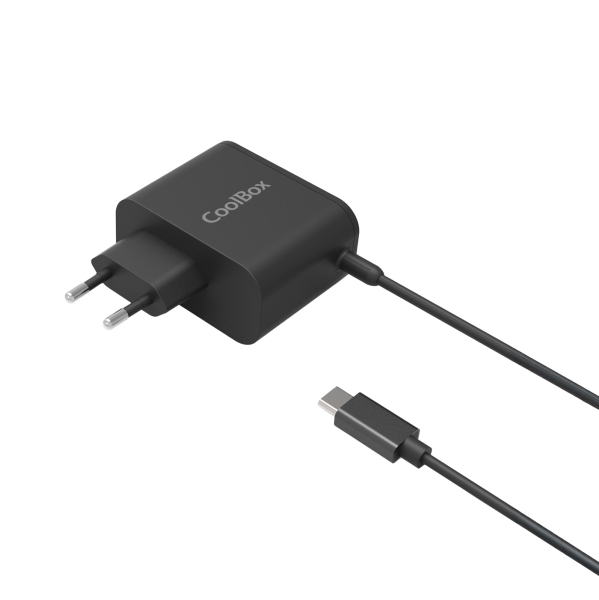 CoolBox COO-NB65-UC2 Caricabatterie per dispositivi mobili Computer portatile, Smartphone, Tablet Nero AC Ricarica rapida Inter