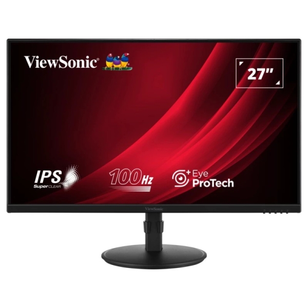 Viewsonic Monitor 27" LED IPS FullHD 100Hz - Respuesta 5ms - Ajustable en Altura, Giratorio e Inclinable -16:9 - VGA, HDMI, Disp