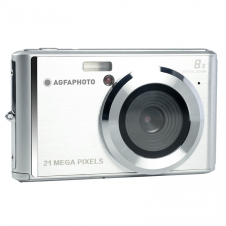 Agfaphoto DC5200 Camara Digital -  Sensor CMOS - Zoom Optico 8x - Color Plata