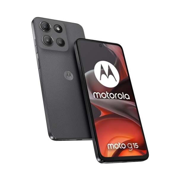 Motorola Moto G15 Smartphone Pantalla LCD 6.72" - 8GB - 128GB - Camara 50mp - Bateria 5200mAh - Admite Carga de 18W - Color Gris