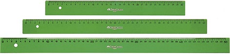 Faber-Castell Regla Tecnica Recta 20cm - Color Verde Transparente