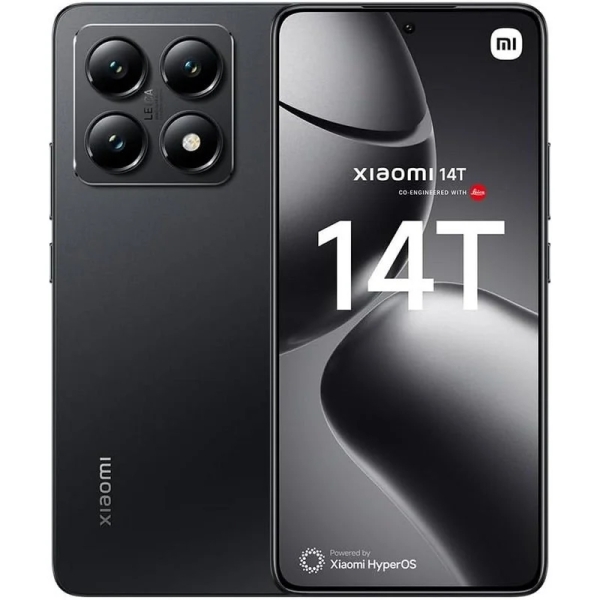 Xiaomi 14T 16,9 cm [6.67] Doppia SIM 5G 12 GB 256 GB 5000 mAh Nero (Xiaomi 14T - smartphone - 256 GB -)