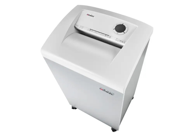 Dahle 310air Team Destructora de Papel Manual Corte en Particulas P-3 - Destruye hasta 20 Hojas - Papelera de 100L - Filtro Antipolvo CleanTEC® - Ruedas con Freno - Color Blanco