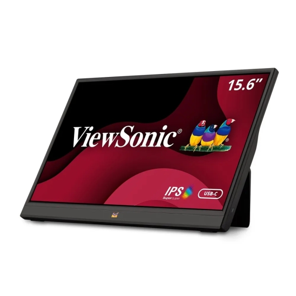 ViewSonic VA1655 Monitor Portatil LED 15.6" IPS Full HD 1080p - Respuesta 7ms - Altavoces 0.8W - 16:9 - HDMI, DisplayPort, Audio