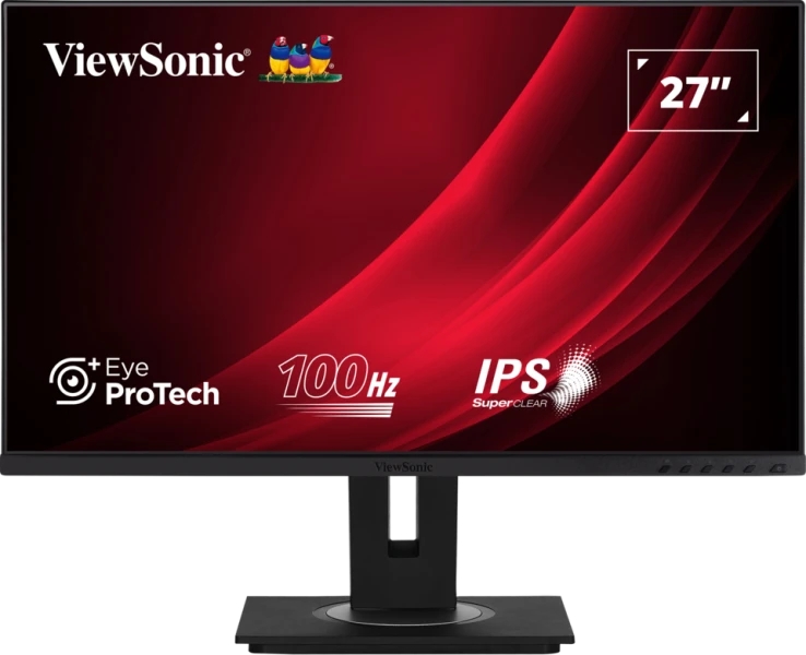 Viewsonic VG2748A-2 Monitor 27" LED IPS FullHD - 16:9 - Altavoces 4W - HDMI, VGA, USB - Ajustable en Altura, Giratorio e Incli