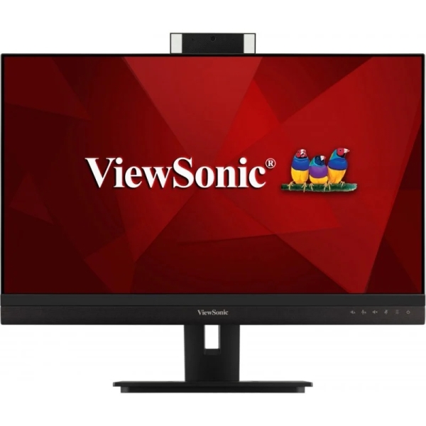 ViewSonic VG2756V-2K Monitor LED 27" IPS QHD 2K HDR - Respuesta 5ms - Altavoces 10W - Webcam - 16:9 - Ajustable en Altura, Girat