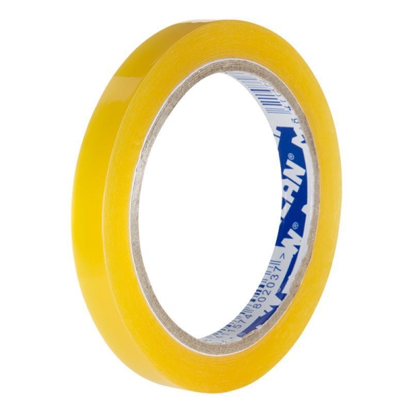 Milan Cinta Adhesiva Transparente - Medidas 12mm x 66m - Color Amarillo Transparente