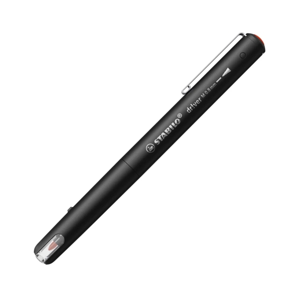 Stabilo Dr!ver Rotulador de Punta Media 0.8mm - Tinta a Prueba de Manchas, Inodora y con Base al Agua - Fabricado con 94% de Bio