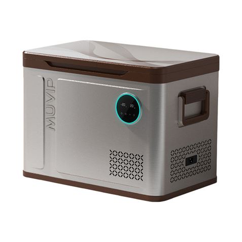 Muvip Nevera Compresor Portatil 41 Litros - Temperatura entre -20º/+20º - 60W - Doble Zona - Asas de Transporte - Compresor sile