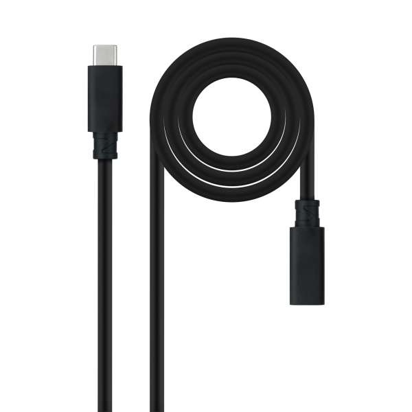 Nanocable 10.01.4501 cavo USB USB 3.2 Gen 2x2 1 m USB C Nero