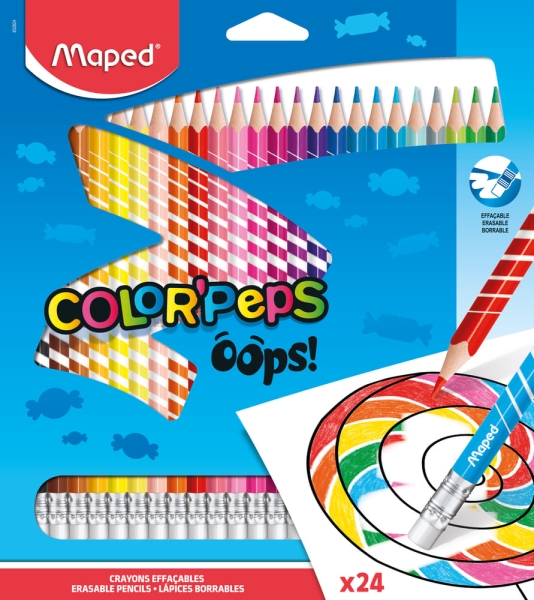 maped matite colorate map.MATITE COLORATE COLORPEPS 24 pezzi multicolori