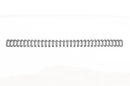 GBC Wirebind Pack de 100 Espirales para Encuadernacion de Alambre 11mm A4 - Para 34 Orificios - Hasta 100 hojas - Profesional Du