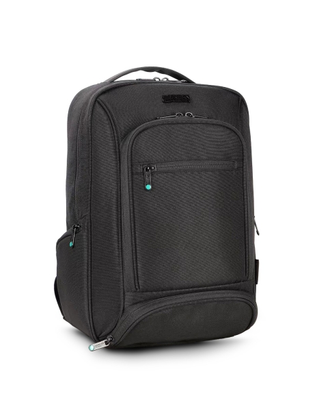Urban Factory Mixee Mochila Compacta para Portatil hasta 16" - Ecologica - Color Negro