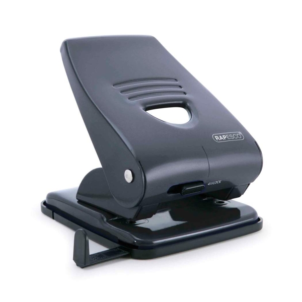 Rapesco 800 perforatore e accessori Nero (Rapesco 835 2 Hole Punch Metal 40 Sheet Black - PF800AB1)