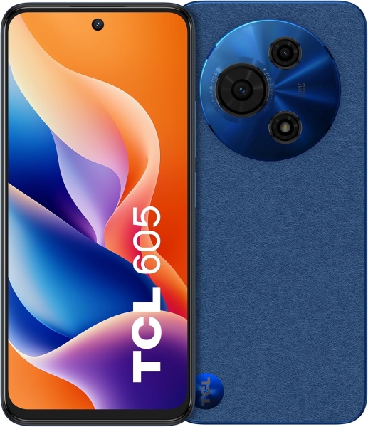 TCL 605 16,9 cm (6.67") Doppia SIM Android 15 4G USB tipo-C 8 GB 256 GB 5200 mAh Blu