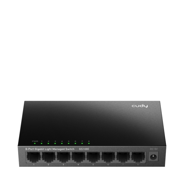 Switch gestito luce Gigabit a 8 porte