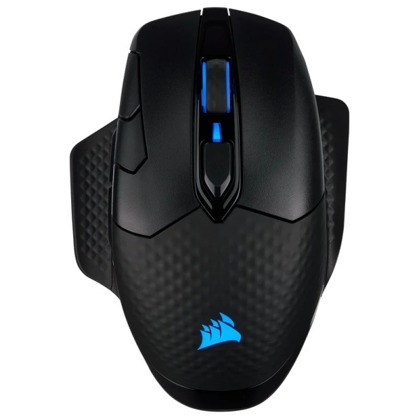 Corsair Dark Core RGB Pro SE Raton Gaming Inalambrico USB 18000DPI - 8 Botones Programables - Conmutadores Omron - Conexion Inalambrica o USB - Hasta 36 Horas de Autonomia - Color Negro