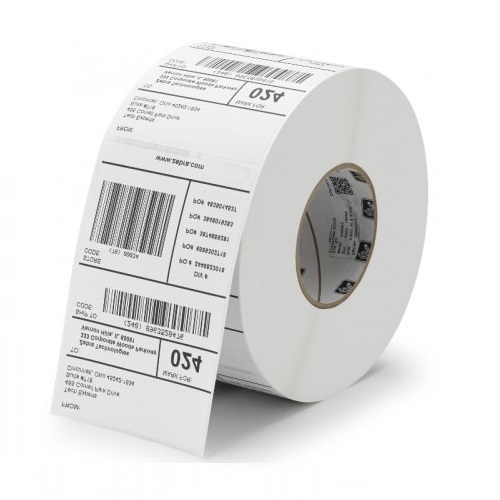 Godex Pack de 10 Rollos de 7500 Etiquetas de Transferencia Termica - 7500 Etiquetas por Rollo - Medidas 100x50mm - Color Blanco Mate