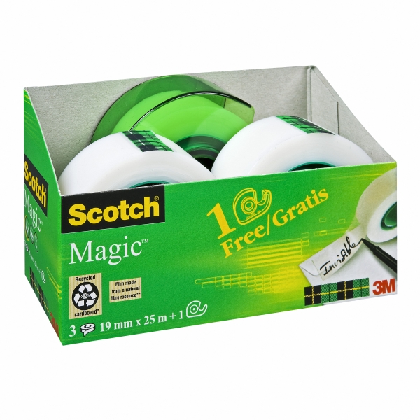 Pellicola adesiva Scotch 19 mm x 25 mt trasparente