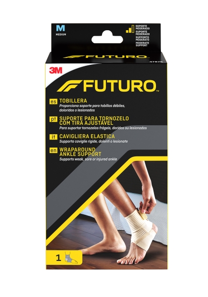 Futuro Tobillera - Talla M (20.3 - 22.9cm) - Transpirable - Color Beige