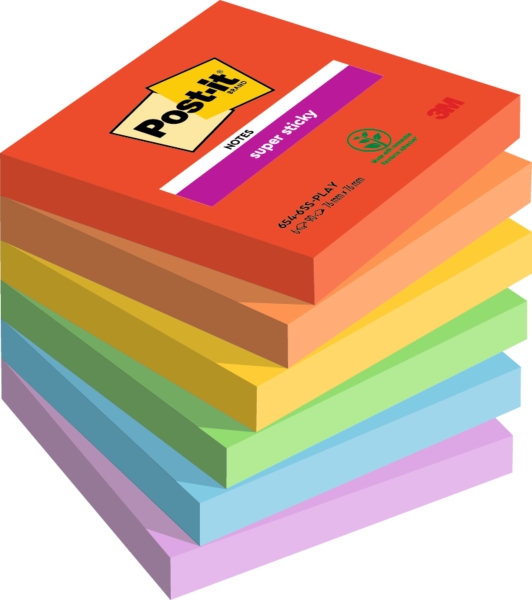 Post-itÃ‚Â® Sticky Notes Divertenti colori assortiti