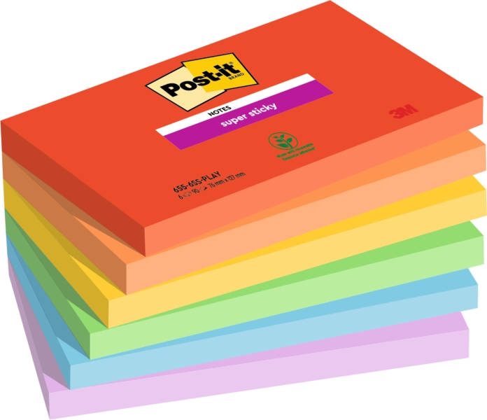 Post-itÃ‚Â® Sticky Notes Divertenti colori assortiti