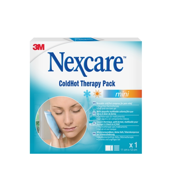 Nexcare Coldhot Therapy Compresa para Termoterapia - Mini - Frio o Calor Superficial - Incluye Funda Protectora - Color Azul