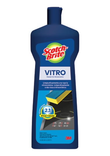 Scotch-Brite Vitro Rejuvenecedor para Placas de Vidrio 250ml - Color Amarillo