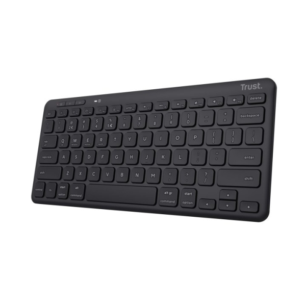 Trust Lyra Inalambrico Bluetooth 5.0 - Bateria Recargable - Hecho con Materiales Reciclados - Color Negro