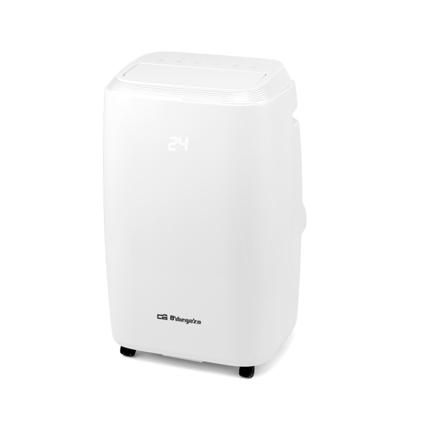 Orbegozo ADR 120 Aire Acondicionado Portatil 3000 Frigorias 1346W - Clase Energetica A - Pantalla LED - Frio, Calor, Ventilacion y Deshumidificacion - WIFI - Compatible con Asistentes de Voz - Modo Noche - Mando a Distancia - Funcion Memoria - Ruedas Pivo