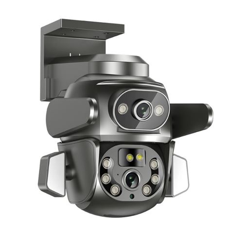 XO CR04 Camara Vigilancia WiFi - FullHD - Deteccion de Movimiento - Vision Nocturna - Sonido Bidireccional - Color Negro