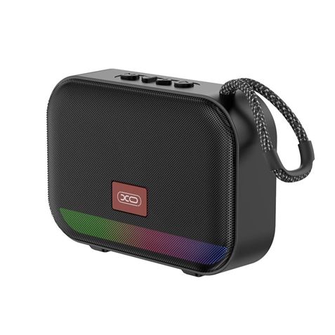 XO F66 Altavoz Bluetooth - 5W - USB y MicroSD - RGB - Color Negro