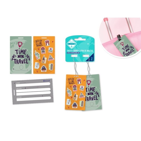 Bismark Pack con 2 Tarjetas Identificativas - 2 Diseños Diferentes