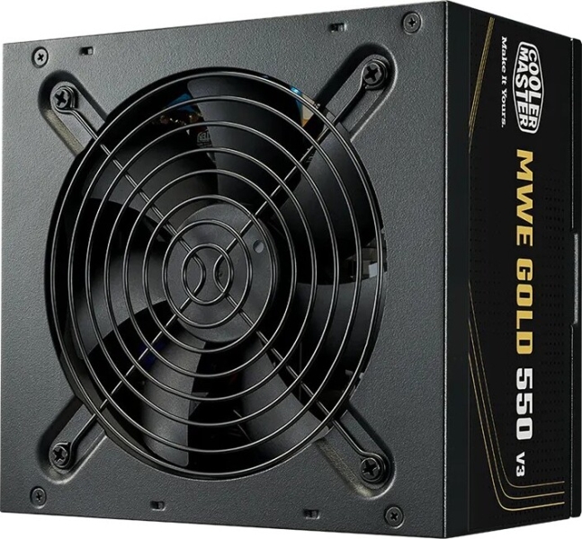 Cooler Master Fuente de Alimentacion 80 Plus Gold 550W ATX 3.1 - PFC Activo - Ventilador 120mm
