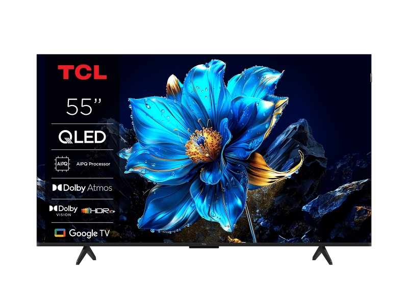 TCL 55P7K Televisor Smart TV 55" QLED UltraHD 4K HDR - Google TV - WiFi - Dolby Atmos - Dolby Vision - Game Accelerator