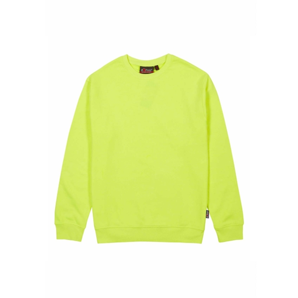 Upower Ombo Sudadera de Cuello Redondo - Talla 4XL - Alta Calidad, Polialgodon Suave, Resistencia a Lavados, Ajuste Comodo, Detalles Elasticos, Versatil para Trabajo - Color Amarillo