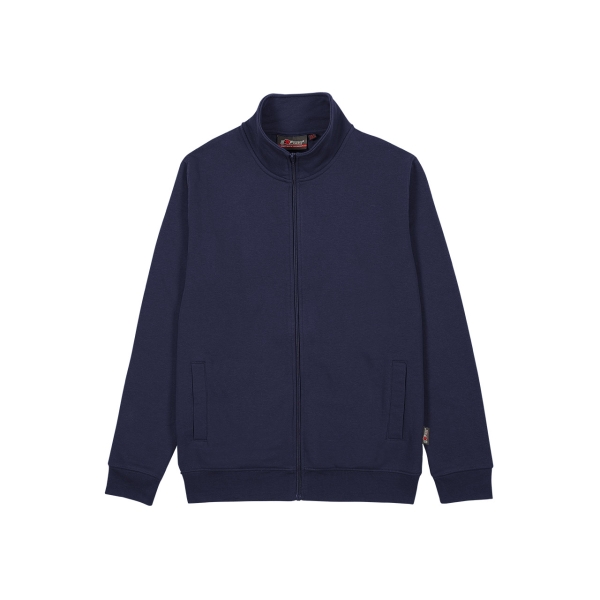Upower Anuta Sudadera con Cremallera Completa - Talla S - Suave French Terry, Transpirable y Resistente, Ajuste Comodo con Puños y Dobladillo Elasticos, Mangas Ranglan - Color Azul Marino
