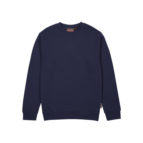 Upower Tupai Sudadera de Cuello Redondo - Talla L - French Terry de Verano, Libertad de Movimiento, Transpirable y Resistente, Detalles en Punto Elastico, Estilo y Durabilidad - Color Azul Marino